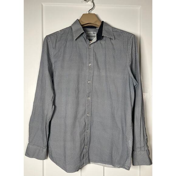 Nick Graham Everywhere Mens Shirt Size LARGE Black White Long‎ Sleeve - Picture 1 of 9